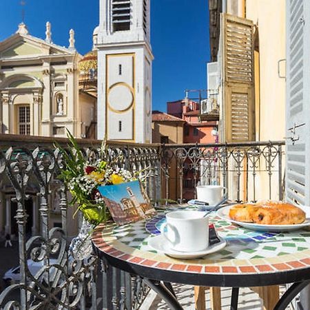 Le Rossetti B. - Modern, Long Balcony, Old Town Nice Bagian luar foto