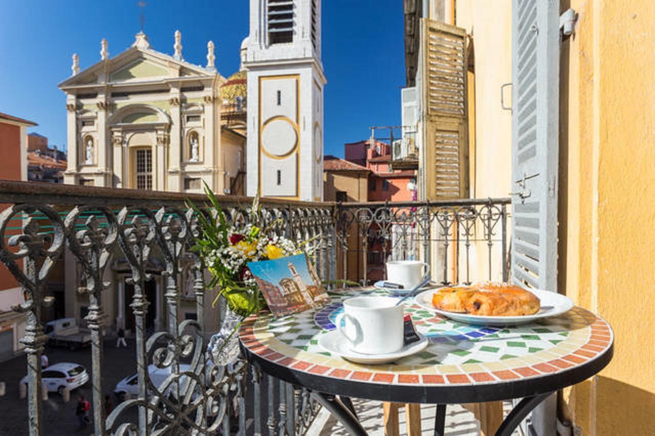 Le Rossetti B. - Modern, Long Balcony, Old Town Nice Bagian luar foto